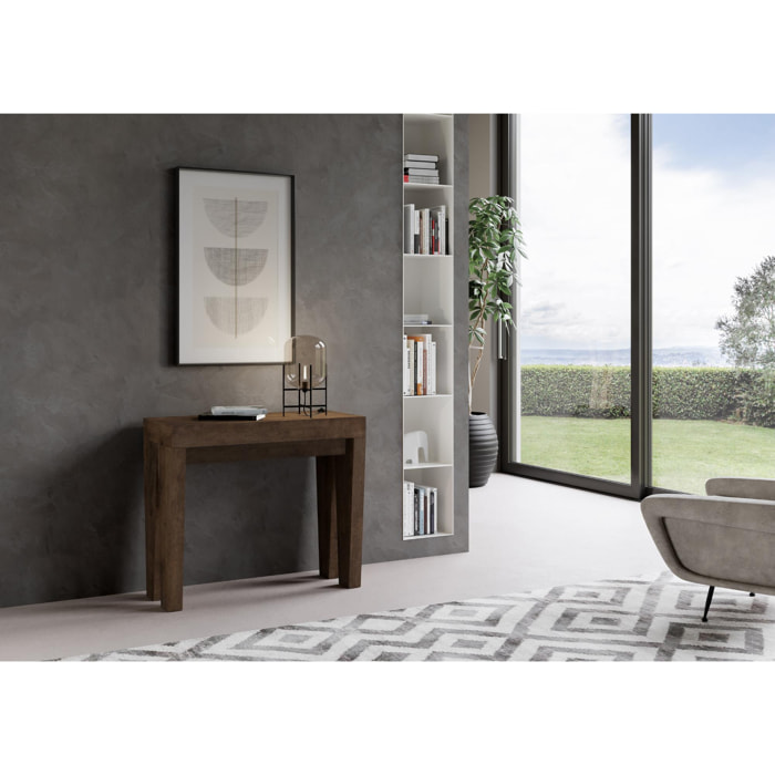 Console Spimbo Small cm.90x42 (extensible à 196) Noyer