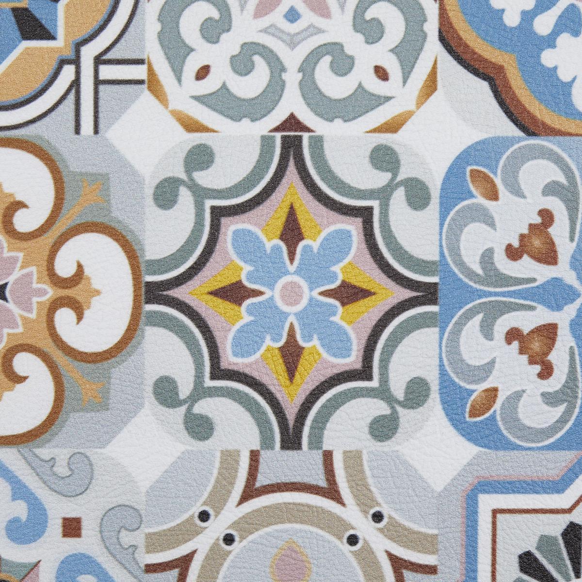 Tapis de cuisine en PVC motif géométrique PKIT
