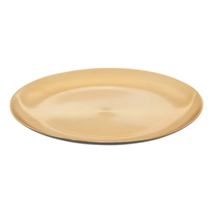 ASSIETTE PRES PLAT DORE D33CM
