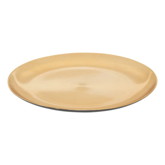 ASSIETTE PRES PLAT DORE D33CM