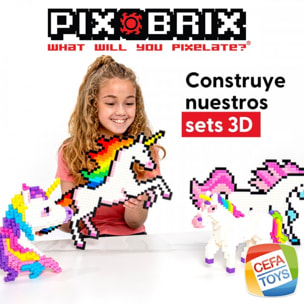 PIX BRIX PIXEL ART BOTES METALICOS 1500 PIEZAS, COLORES SURTIDOS GAMA MEDIA
