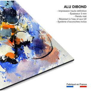 Tableau abstrait aquarelle Tableau alu Dibond