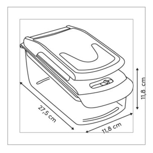 Mandoline Silver pro noir 2 lames