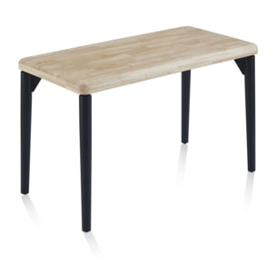 Mesa de estudio Padma Negro - Roble