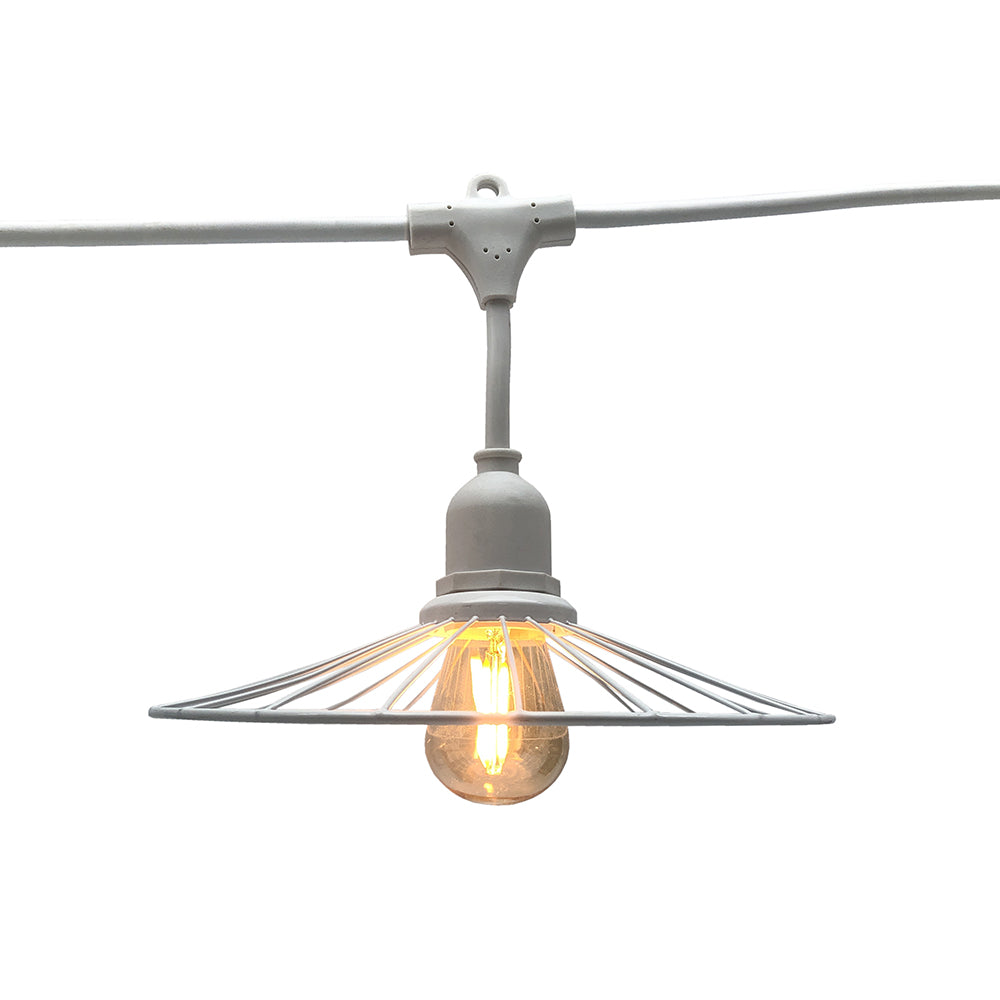 Guirlande connectable CHIC CAGE Blanc 10 ampoules E27 6M