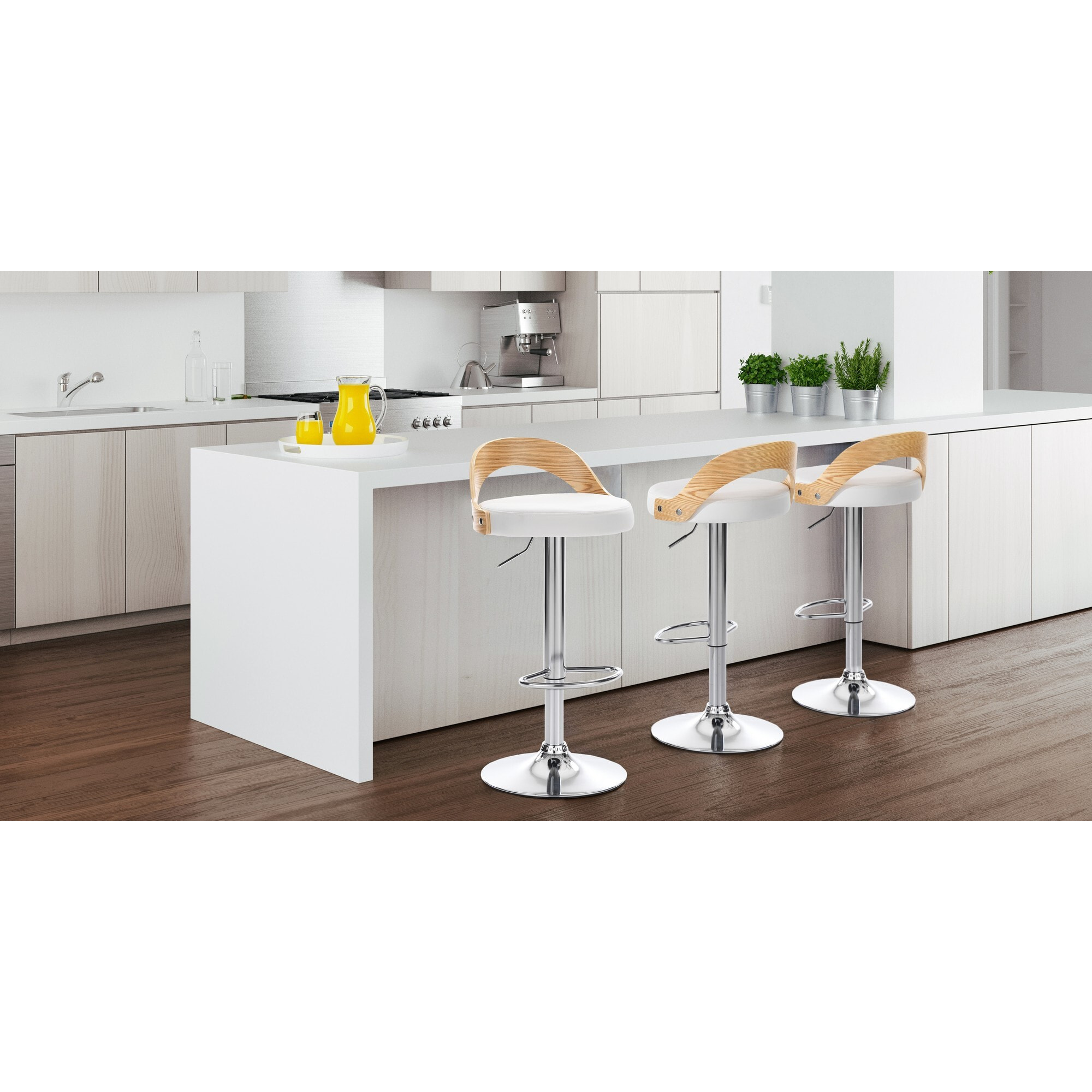 Tomasucci Ensemble de 2 tabourets RUBEN WOOD