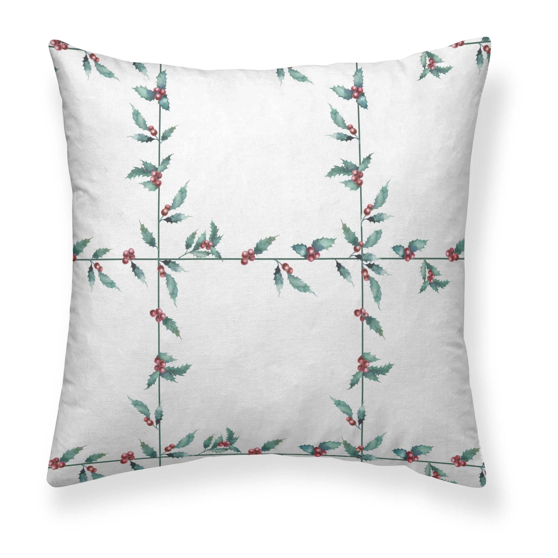 Housse de coussin velours White Christmas 1 50x50cm