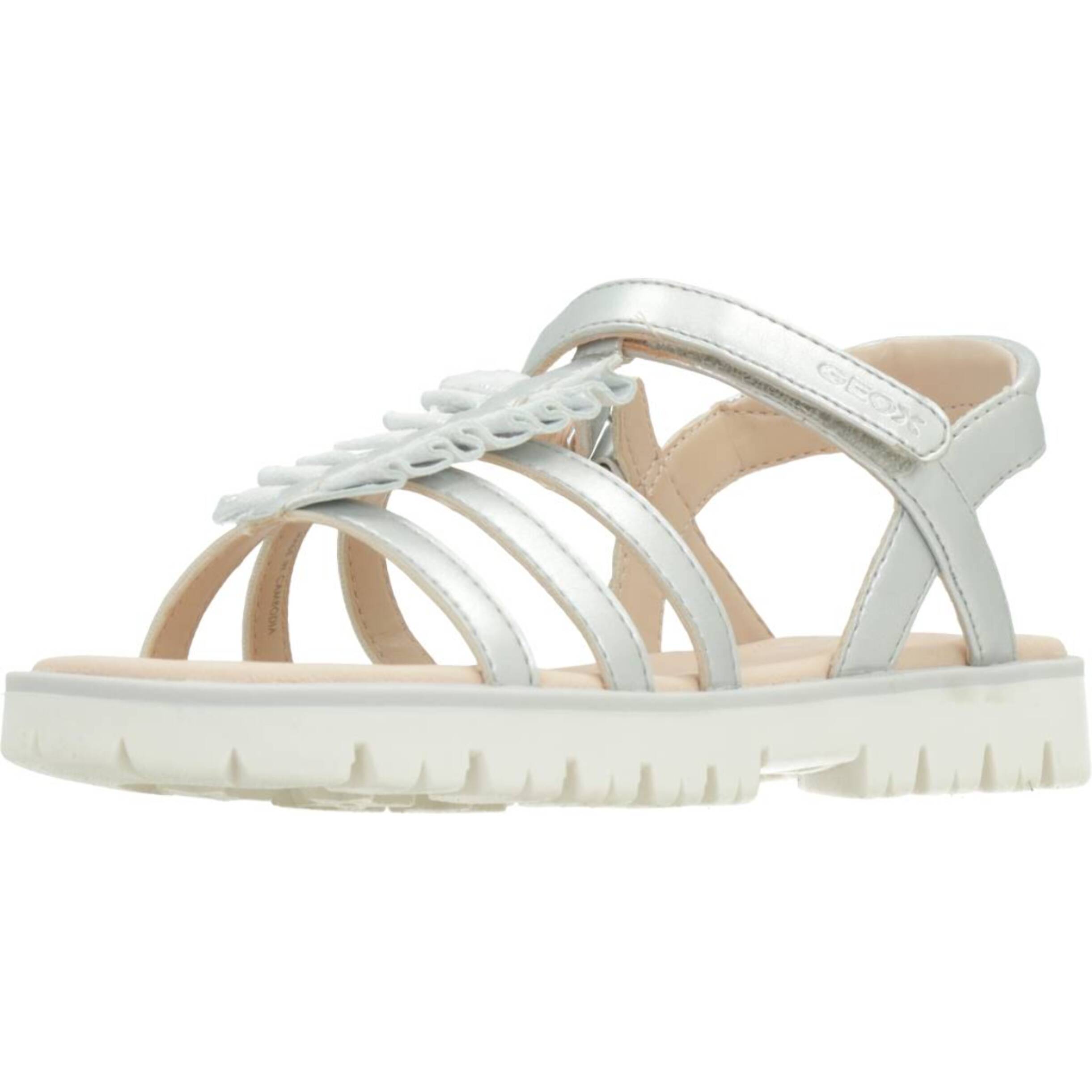 Sandalias Niña de la marca GEOX  modelo J SANDAL STARBLUSH G Silver