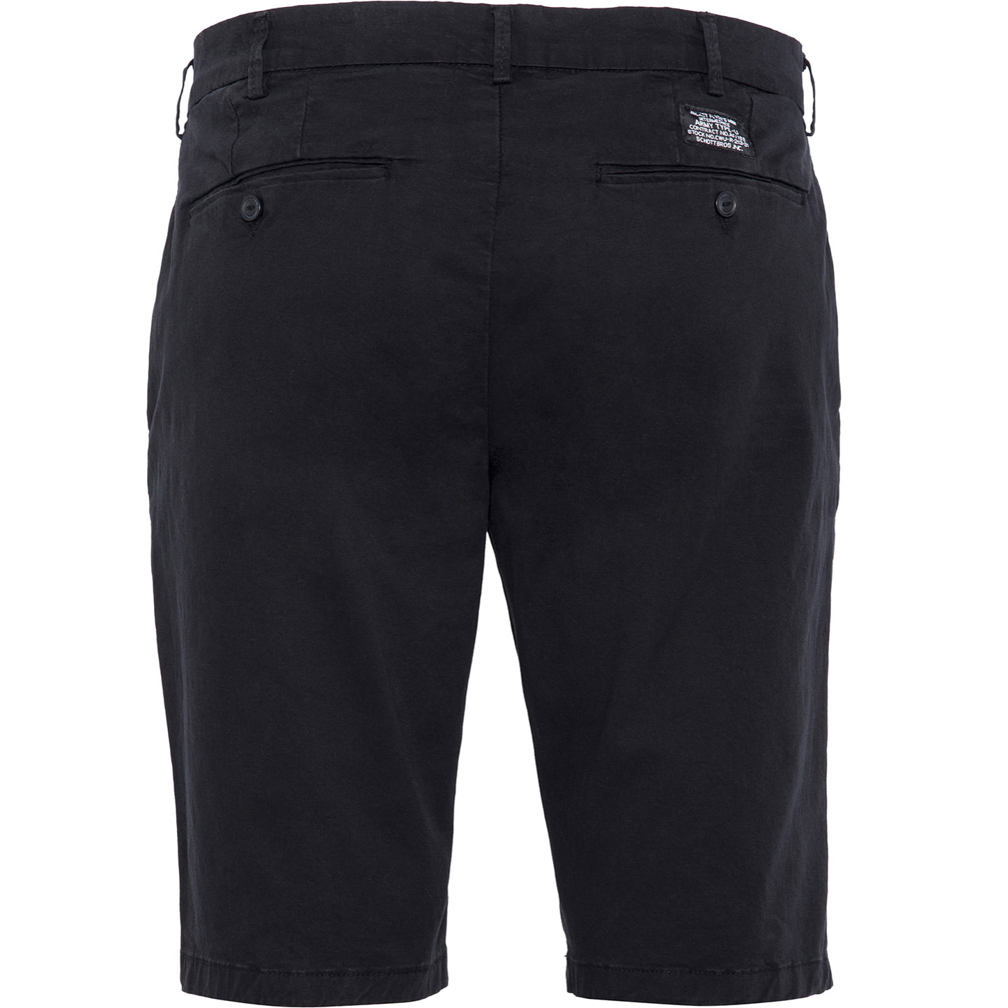 BERMUDA CHINO  SCHOTT BLACK