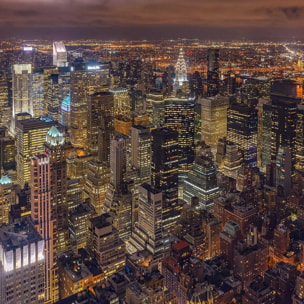 Tableau deco Night Life Tableau alu Dibond