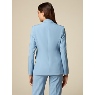 Oltre - Blazer con botones joya - Light - blue