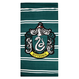 Toalla Microfibra de Harry Potter (Slytherin) - 70x140x1 cm - Multicolor