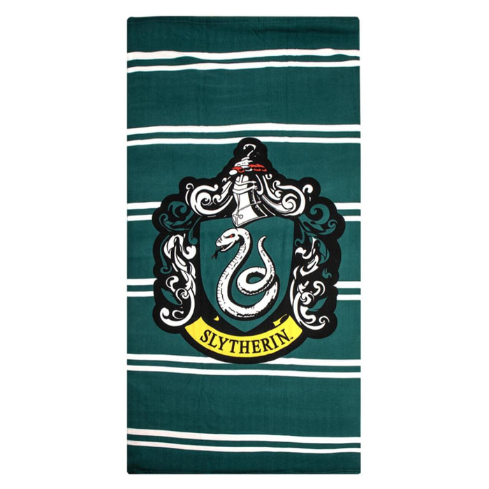 Toalla Microfibra de Harry Potter (Slytherin) - 70x140x1 cm - Multicolor