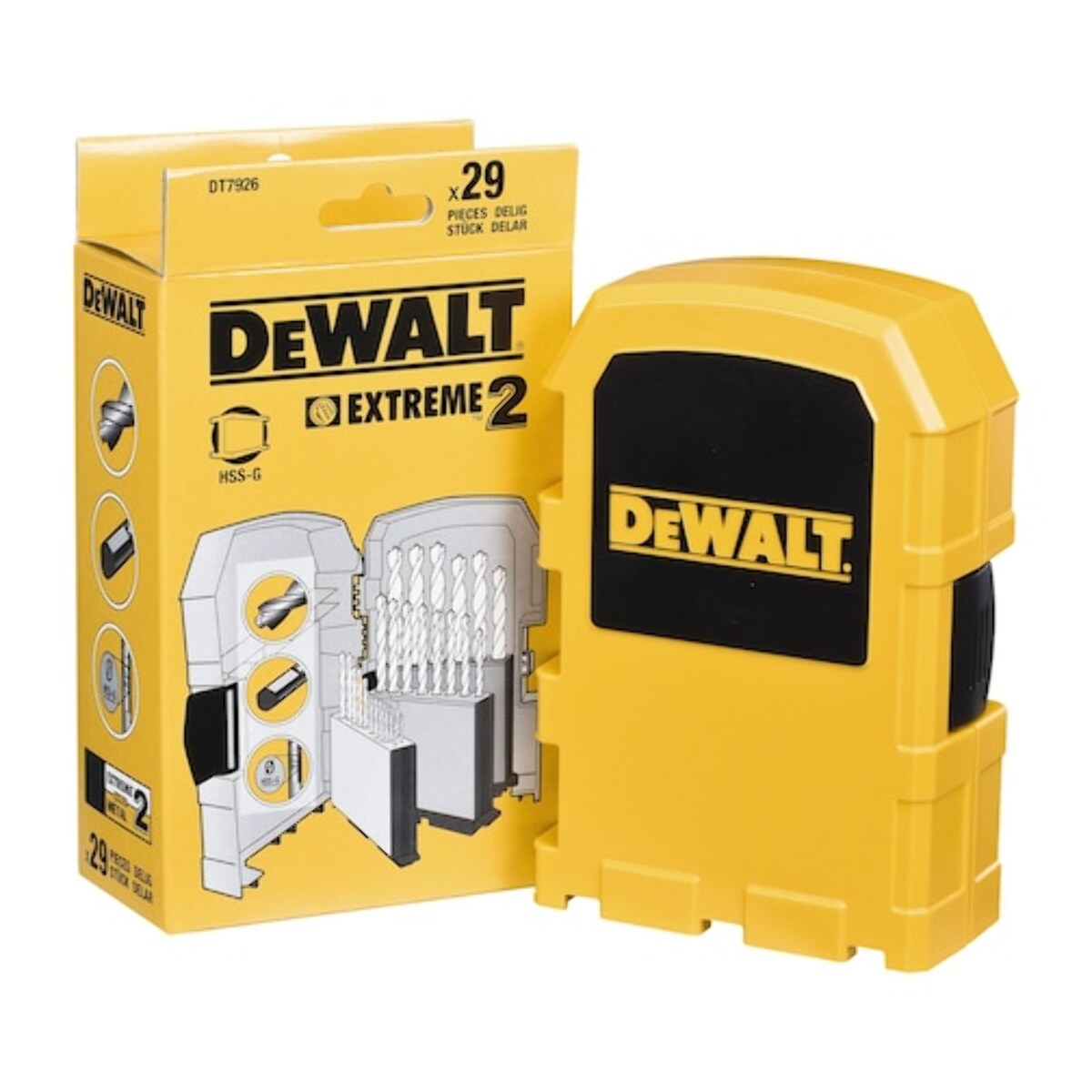 Coffret de 29 forets métal EXTREME DEWALT - DT7926