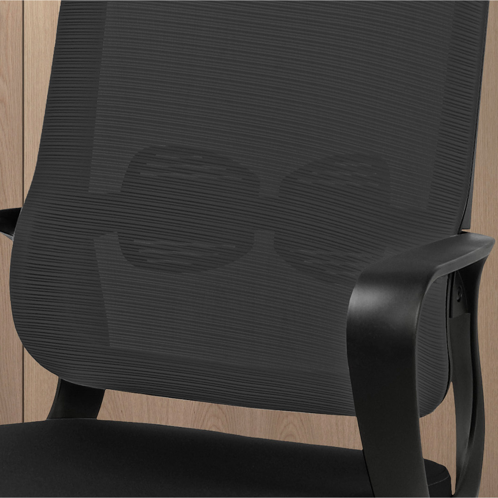 Silla de estudio Mylo negro 110x60x61 cm