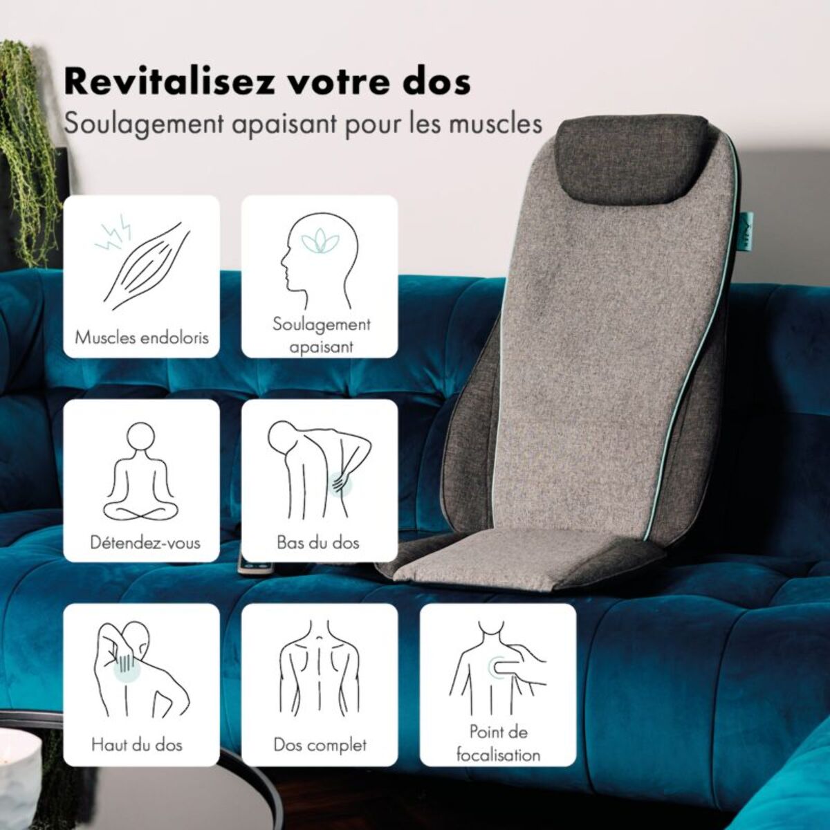 Siège ZEN de massage Olympus innovation