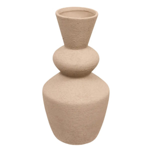 Vase Totem Ezia H34cm marron
