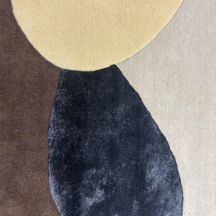 Tapis salon, Motif Abstrait, Forme Originale, Laine Noble, Élégant