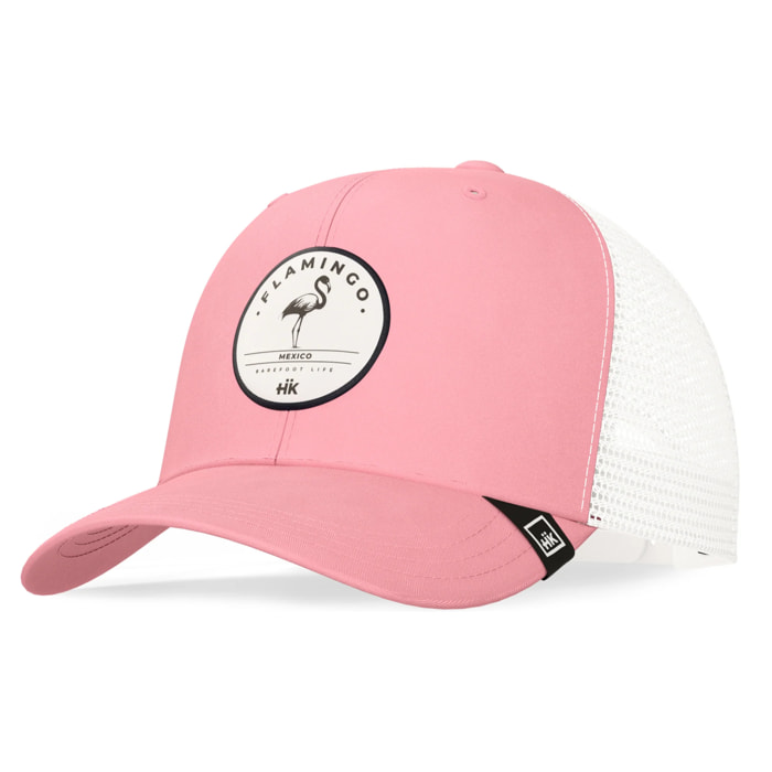 Gorras Hanukeii Flamingo Truck Pink / White