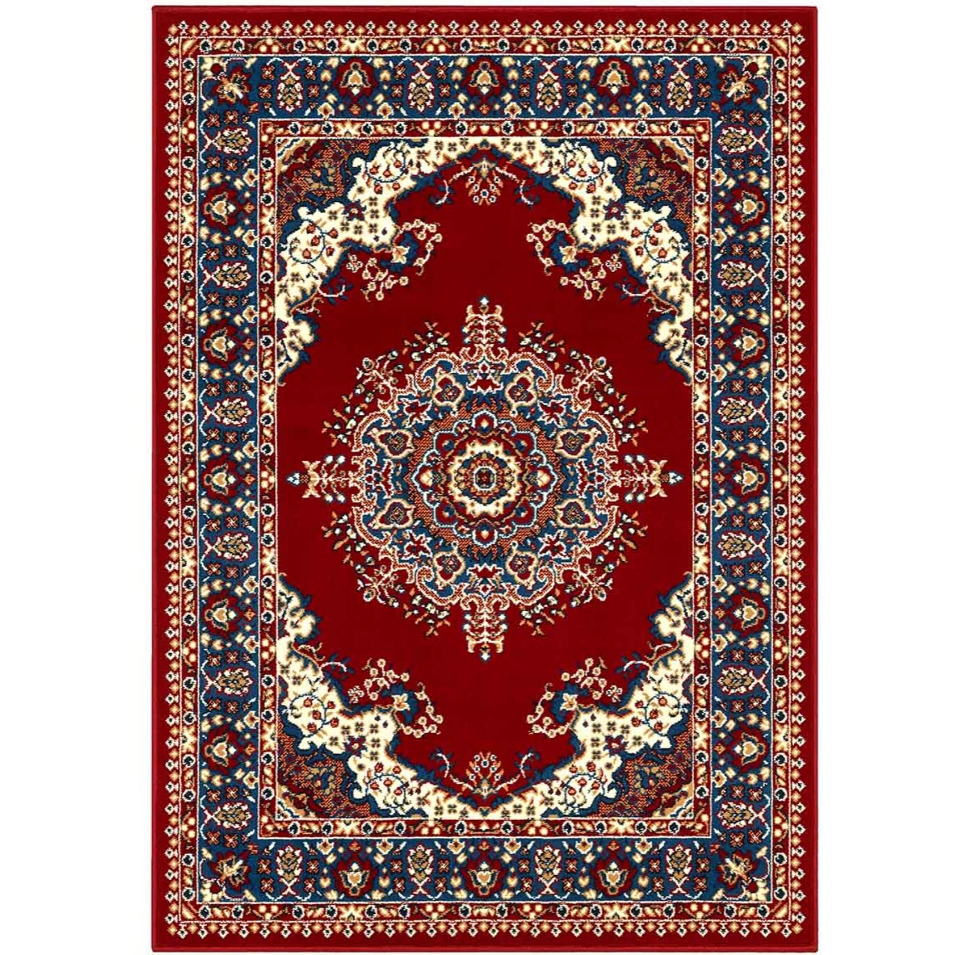 Tappeto Disegno Orientale Rosso