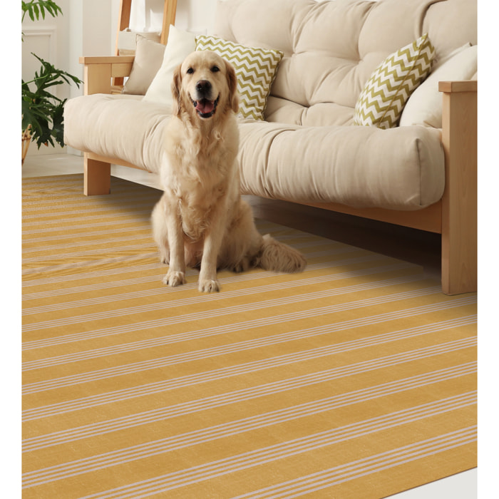 Alfombra de vinilo CERAMIKO, Calista, estilo textil 200x266 cm