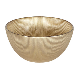 Bol En Verre Dore 70cl