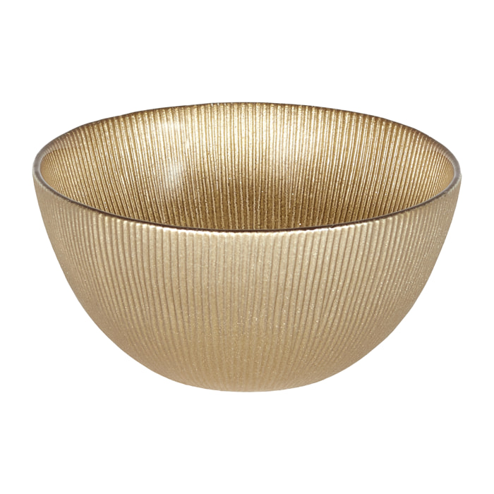 Bol En Verre Dore 70cl
