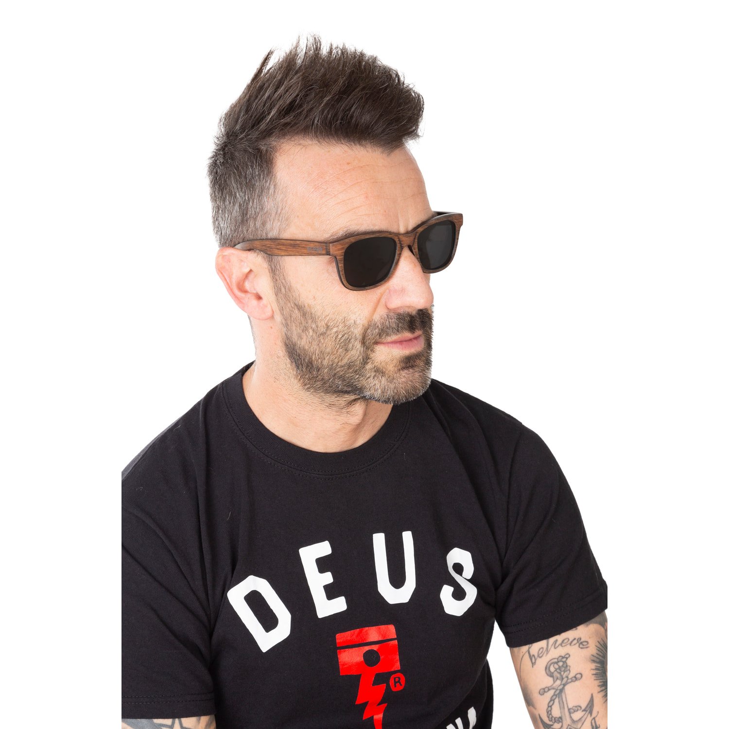 Gafas de sol OCEAN SHARK - Color madera / Ahumada