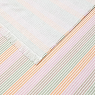 Toalla doble faz tejido y rizo Bite color naranja