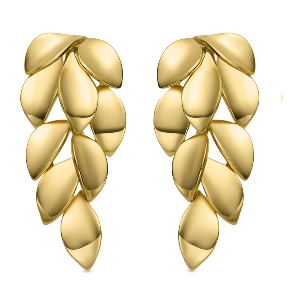 Pendientes acabado oro 18k