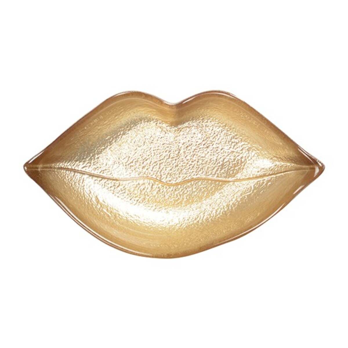 Coupelle bouche dorée brillante 17.5x4x4cm
