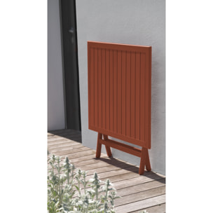 MARIUS - Table de jardin pliante en aluminium