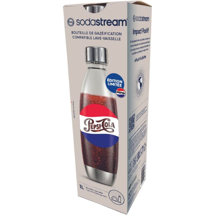 Bouteille SODASTREAM 1L Fuse Pepsi édition limitée