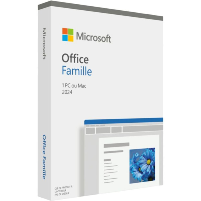 Logiciel de bureautique MICROSOFT Office Famille 2024