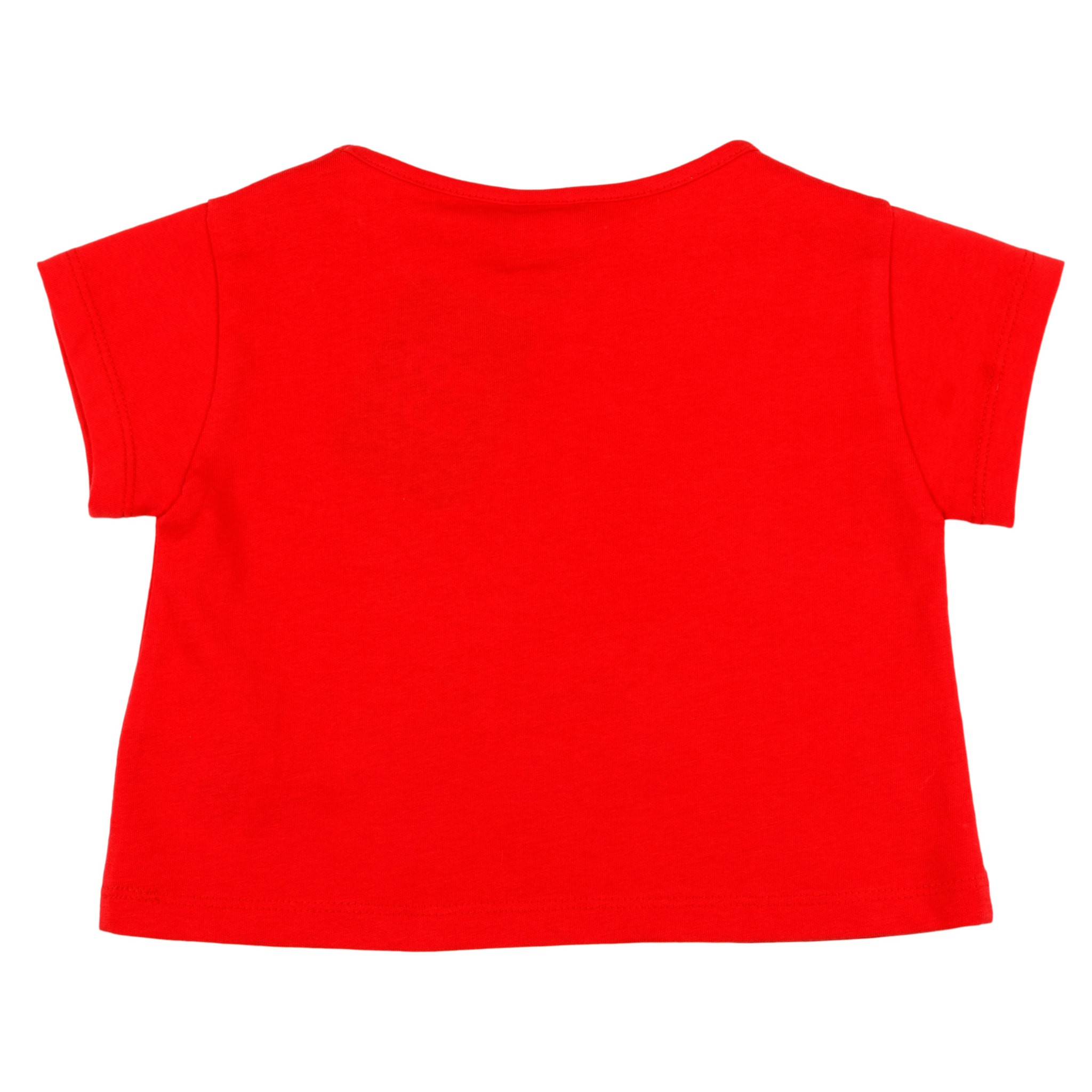 Camiseta de niña color rojo