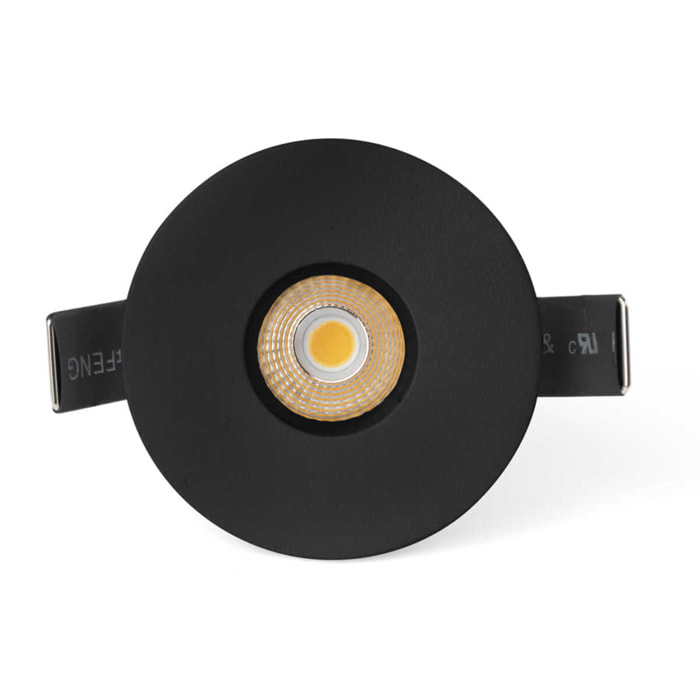 LOX Lampada incasso regolabile trimless nero 2700K