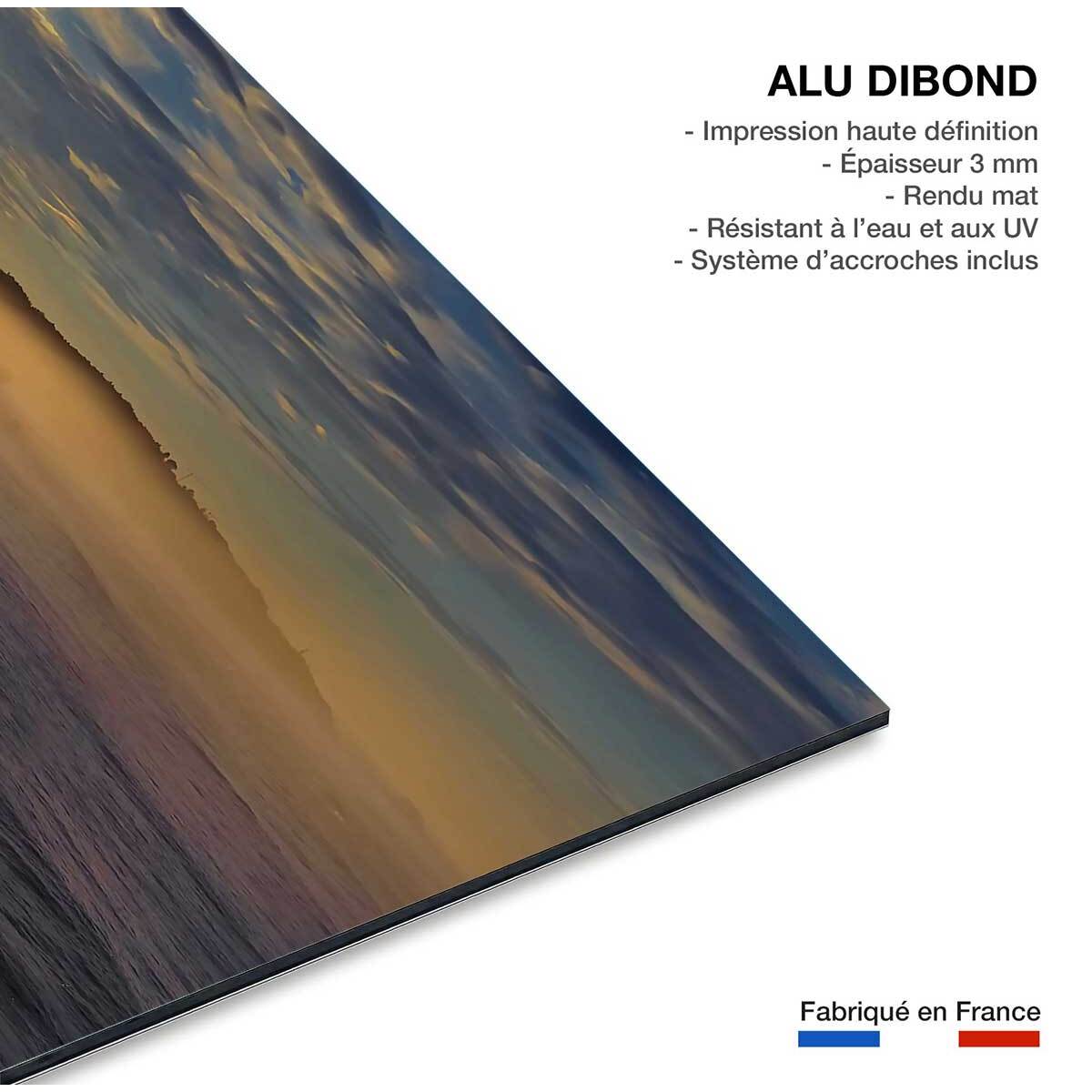 Tableau la corniche du pays basque Tableau alu Dibond