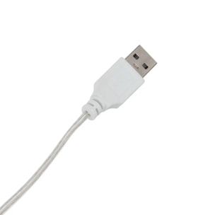 Tube néon mural led "Manette" bleu L 41cm