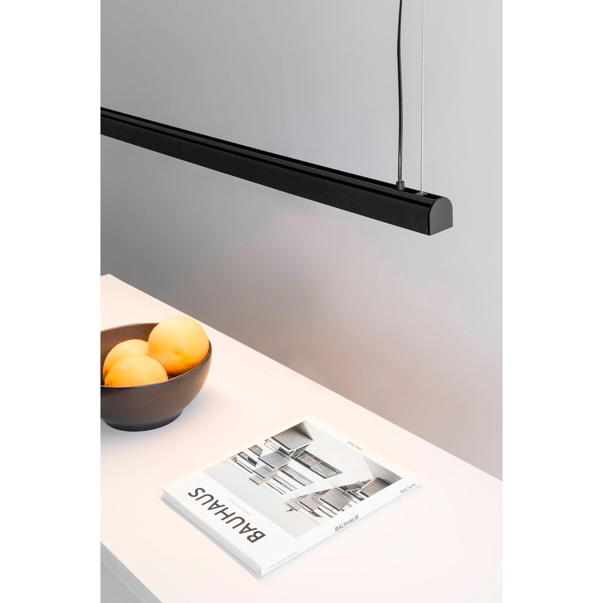 VICO 1150 Colgante negra con florón empotrable