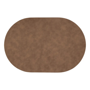 Set de table oval Kim 49x33cm tabac