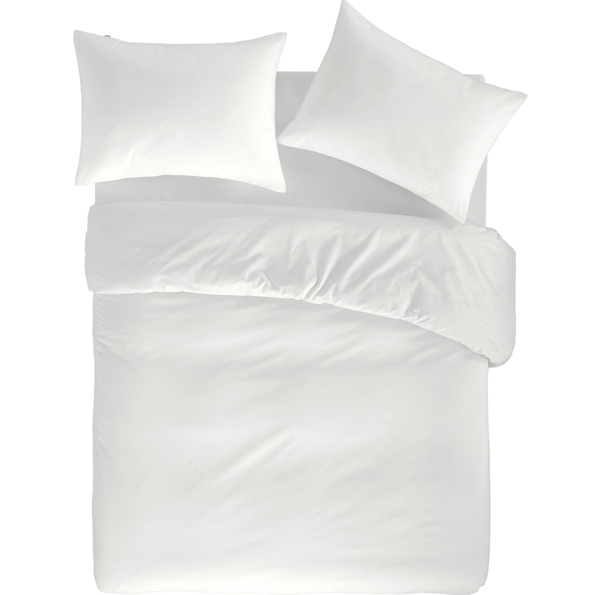 Housse de couette CASUAL en coton - blanc - vendue seule