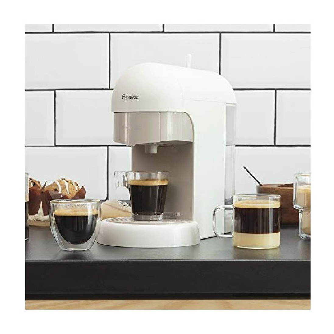 Cecotec Macchina da caffè Espresso Cumbia Capricciosa White