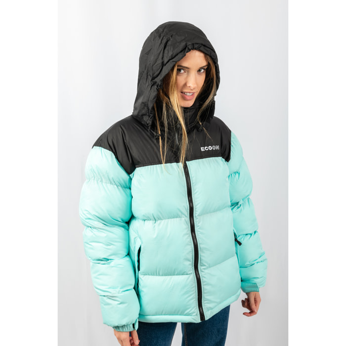 Chaqueta Lisboa short jacket dela marca ECOON - Turquesa