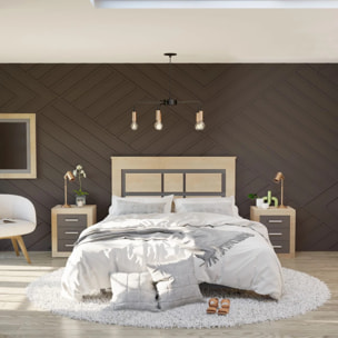 Dormitorio Kira 4C Plus Cambria - Grafito