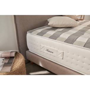 Matelas Grand Spring Nature Ressorts ensachés, 30 cm, 1 place - Moonia