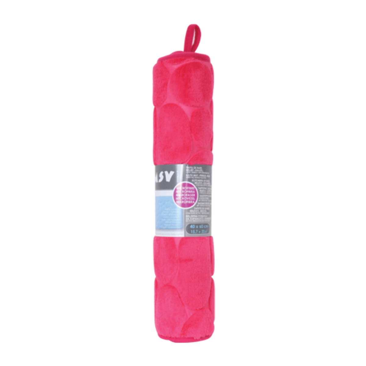 Tapis de bain Microfibre PEBBLE Rose Fuschia MSV
