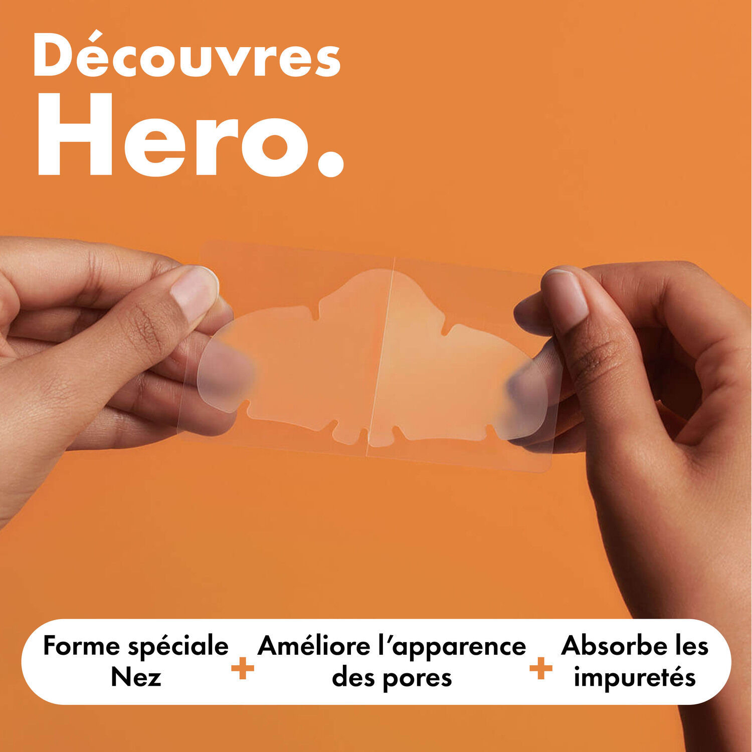 HERO Mighty Patch - Patchs Anti-Acné Nez 10 Patchs