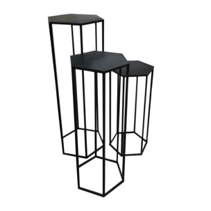 Sellette Gigogne Metal Noir X3