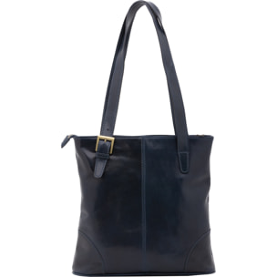 Borsa a spalla da donna - Modello False - 100% pelle - 33.0 x 35.0 x 8.0 cm