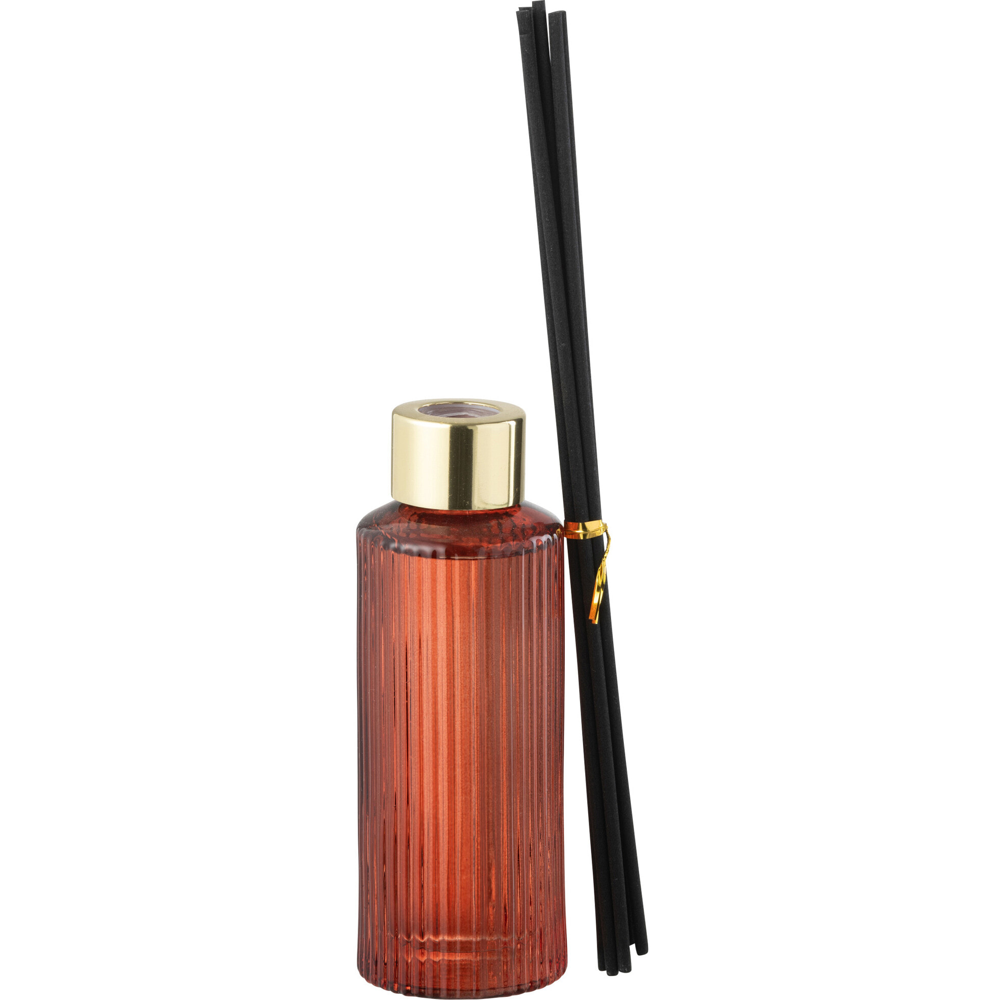 J-Line Bâtonnets parfumés Olive & Frank Incense - verre - rouge - small - 100 ml